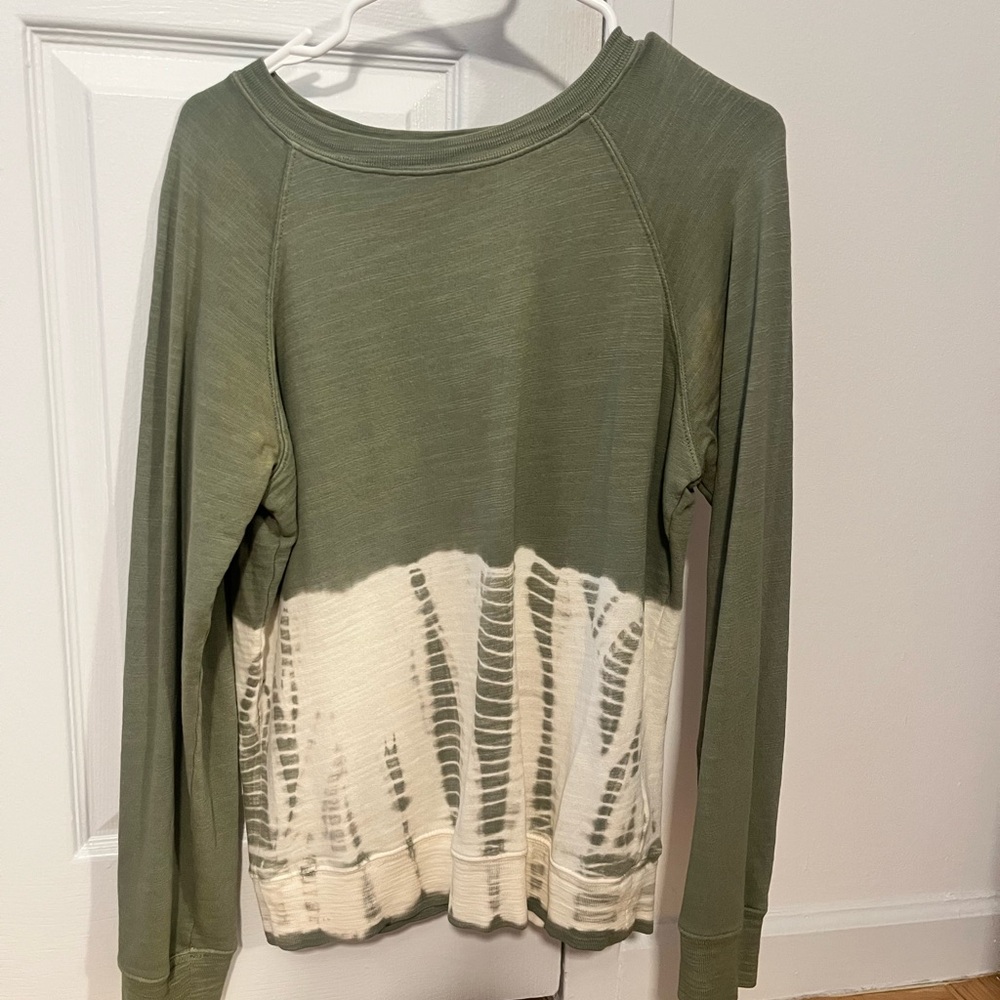 Marks & Spencer Green and Cream Sweatshirt